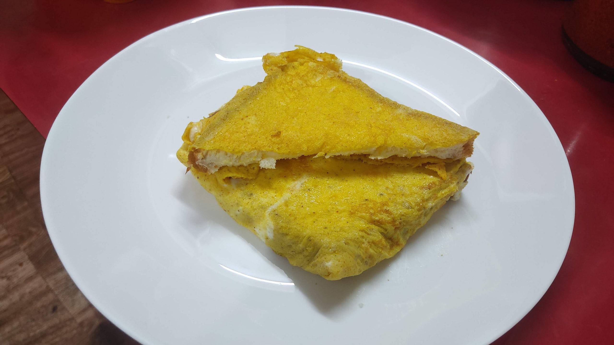 Simple Bread Omelette Recipe